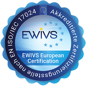EWIVS Certification GmbH Siegel - Überwachende Zertifizierungsstelle